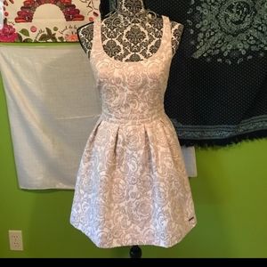 Rose gold and cream Abercrombie dress
